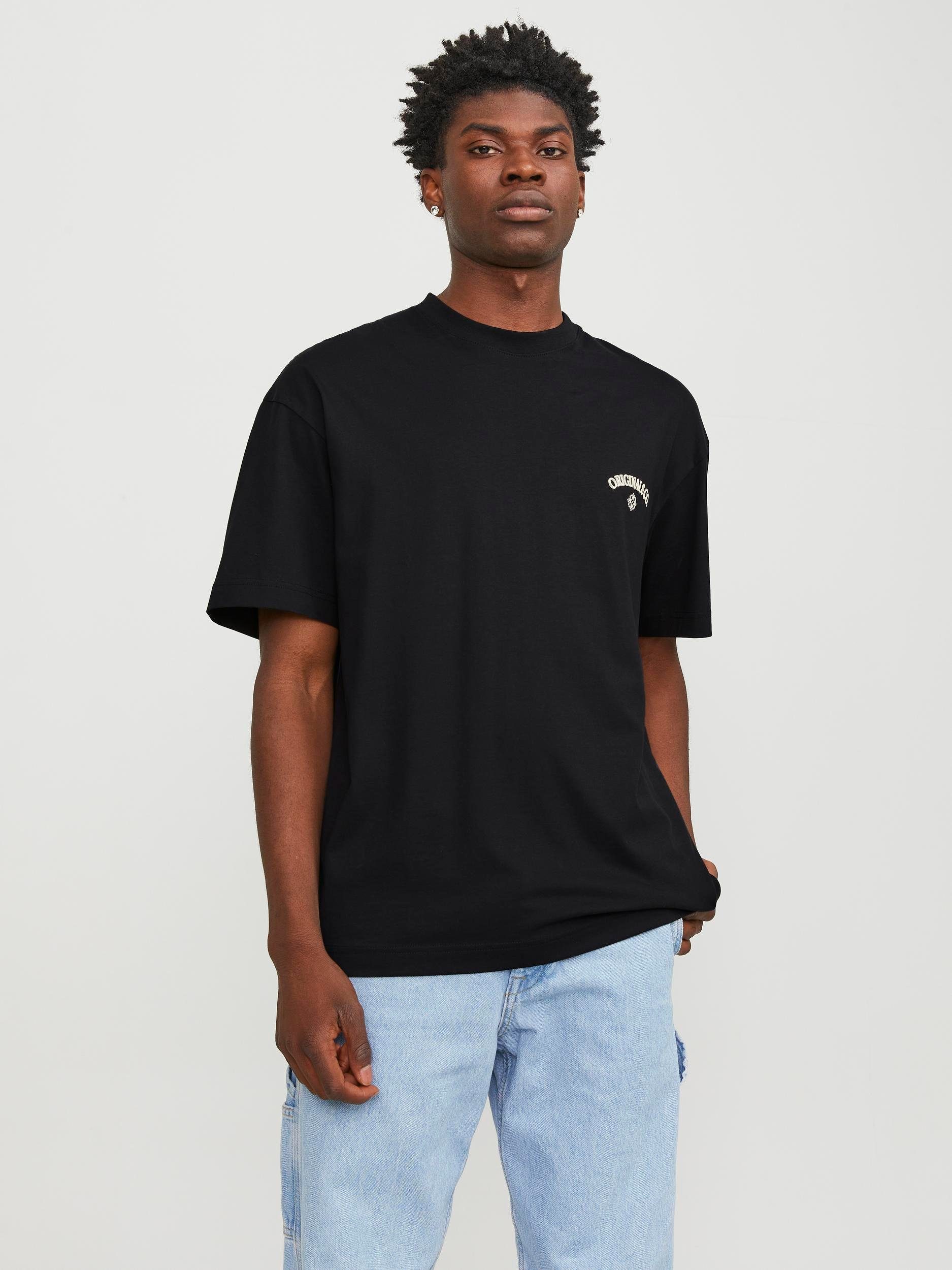 Jack & Jones Oversize-Shirt JORSANTORINI BACK TEE SS CREW NECK SN