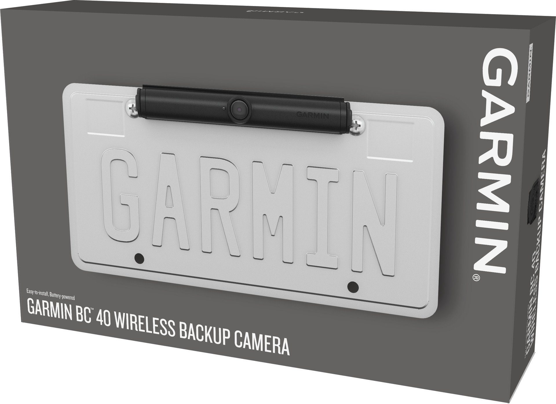 Garmin BC40 Wireless WLAN Nummernschildhalterung mit Rückfahrkamera (HD, Rückfahrkamera (Wi-Fi)