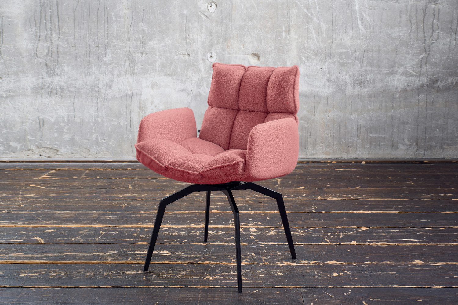 KAWOLA Polsterstuhl BARO (1 St), Esszimmerstuhl Drehstuhl Stoff, mit oder ohne Armlehnen