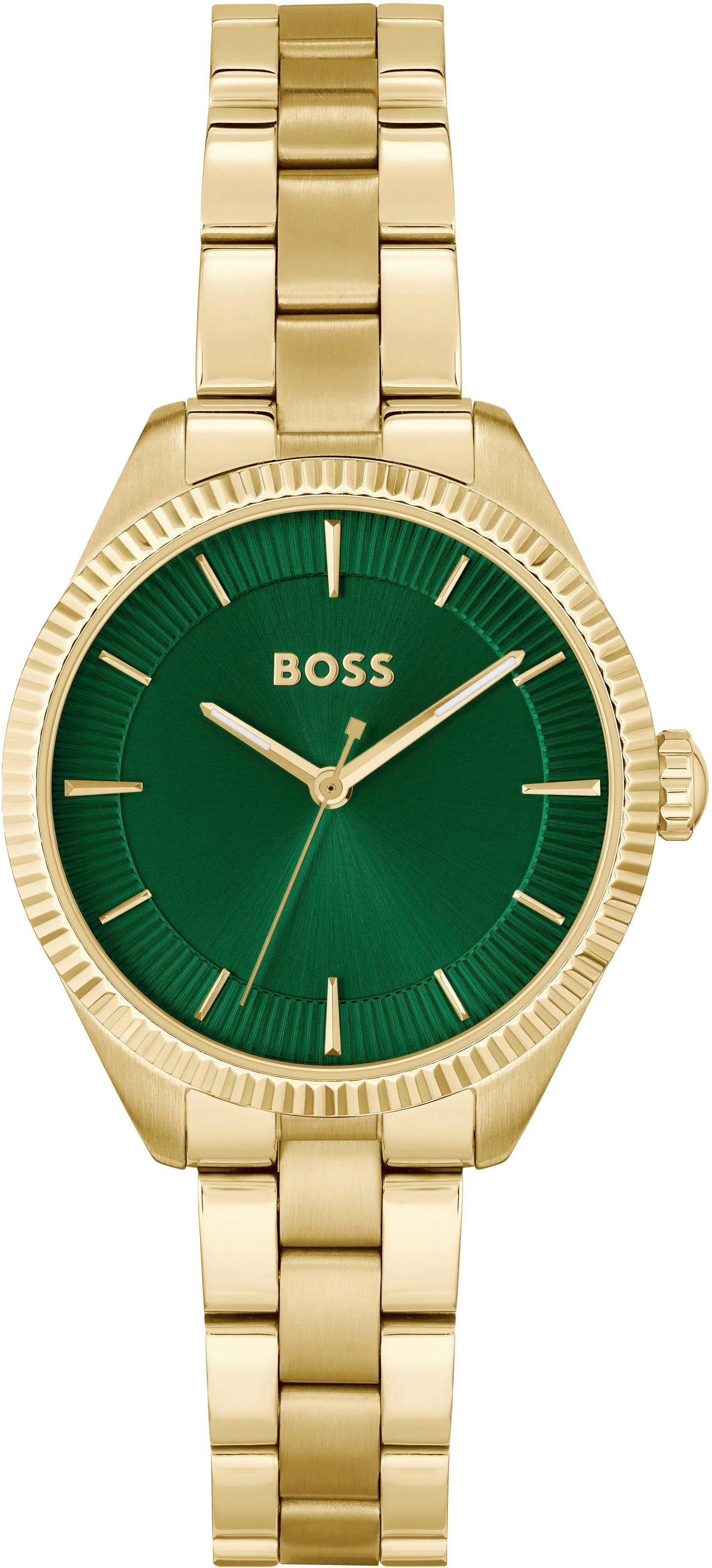 BOSS Quarzuhr SAGE 1502729, Damenuhr, Armbanduhr, günstig online kaufen