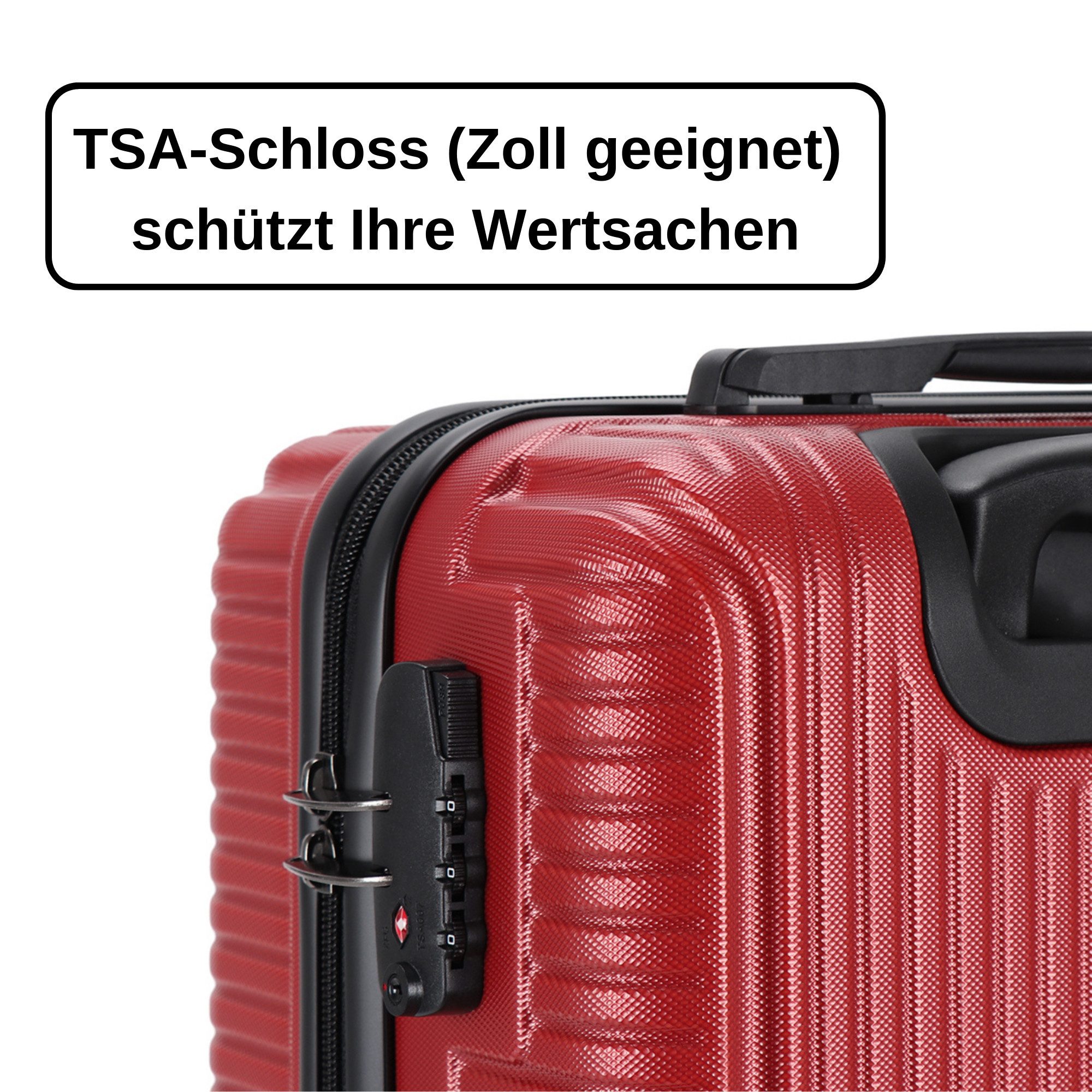 Blade Hartschalen-Trolley Erweiterbares Handgepäck - Leichter Rollkoffer aus ABS+PC
