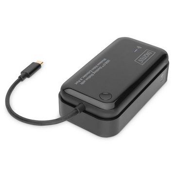 Digitus 8-Port USB-C Docking Station USB-Adapter, mit Wireless Video Extender 2x USB-A HDMI VGA 3,5mm SD/MicroSD