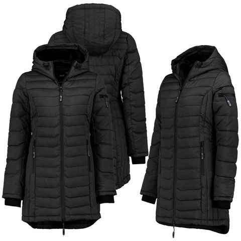 SUBLEVEL Steppjacke Damen Winter Jacke Mantel Parka Steppjacke Steppmantel Wintermantel