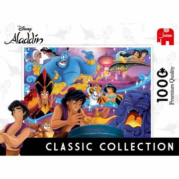 Jumbo Spiele Puzzle Disney Classic Collection Aladdin 1000 Teile, 1000 Puzzleteile