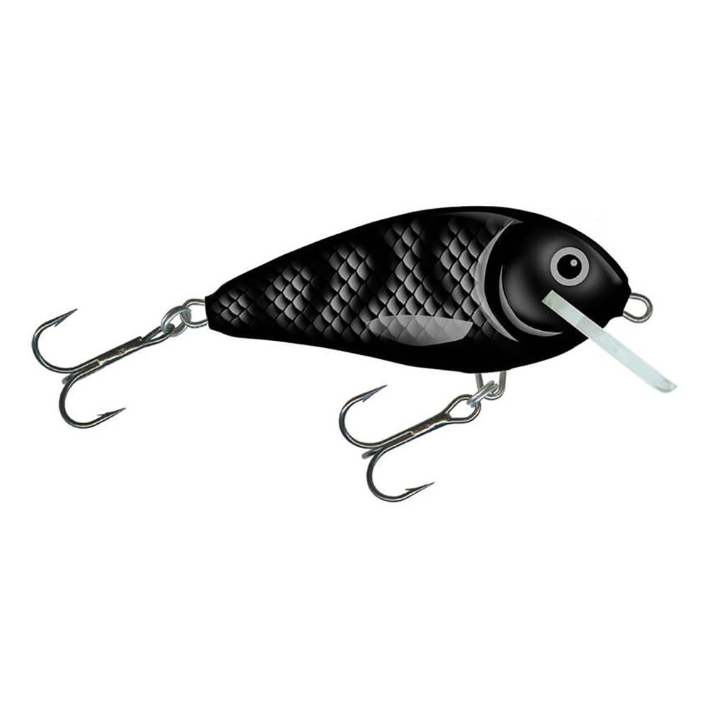 Salmo Kunstköder Salmo Butcher Wobbler 5cm 7g sinkend, (1-St) Black Shadow