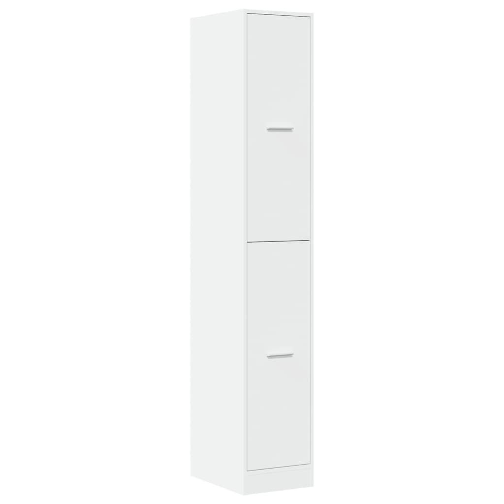 vidaXL Schrankmodule Apothekerschrank Weiß 30x41x174,5 cm Holzwerkstoff