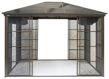 Sojag Pavillon Castel 10x12, mit 4 Seitenteilen, (Set), BxT: 297x362 cm, inkl. Sonnensegel