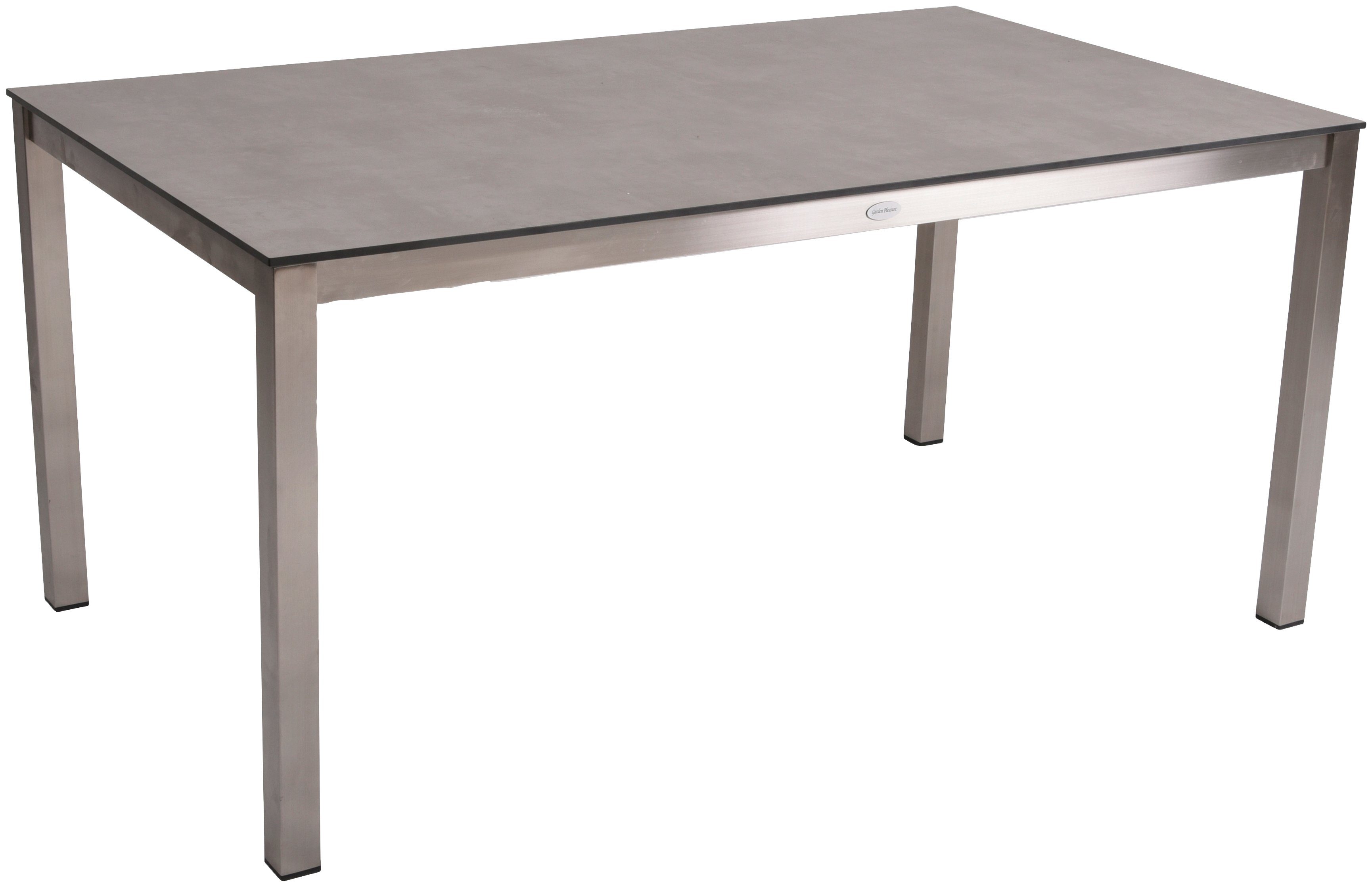 Garden Pleasure Gartentisch SIENNA, Gestell aus Edelstahl