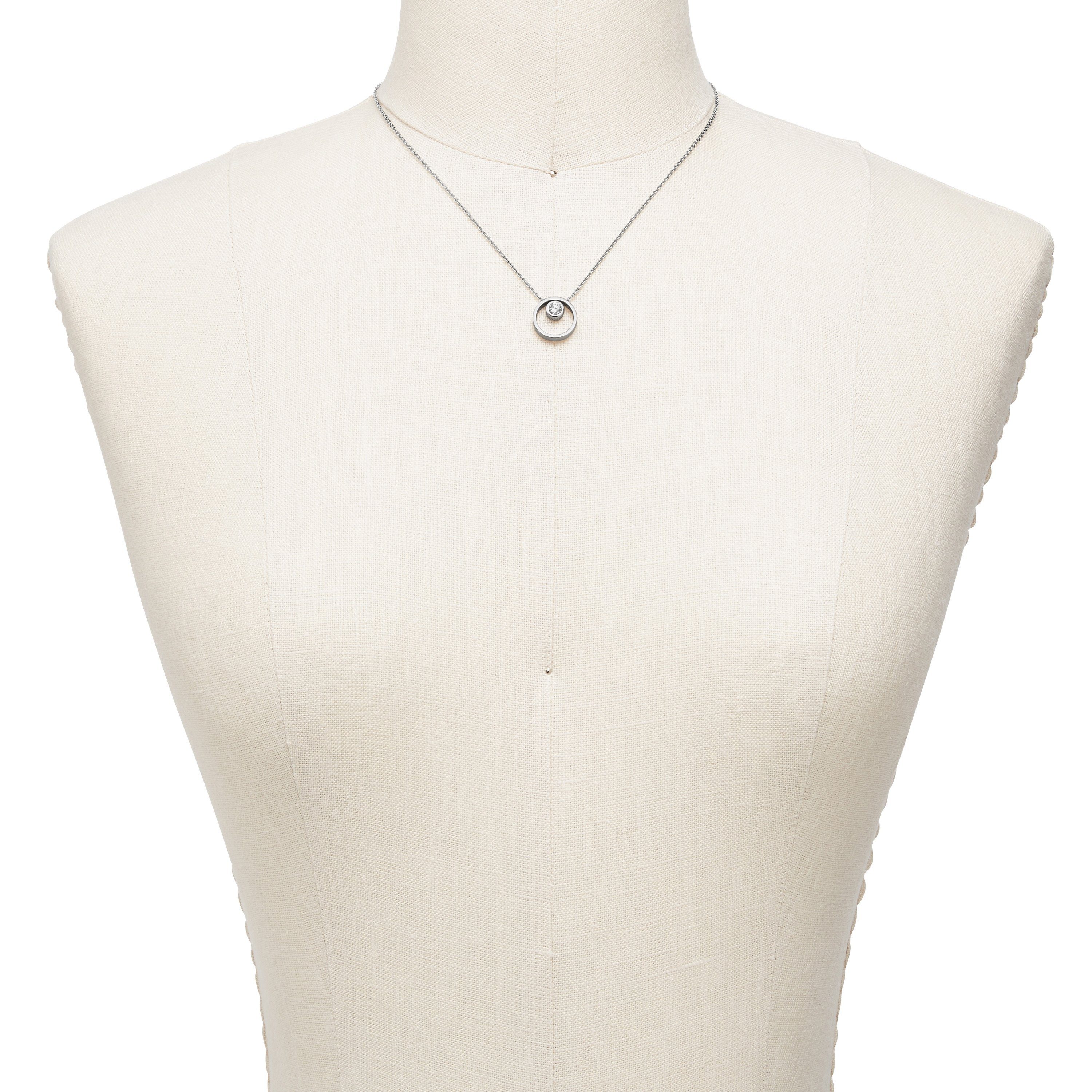 SKAGEN Kette mit Anhänger Halskette Edelstahl
