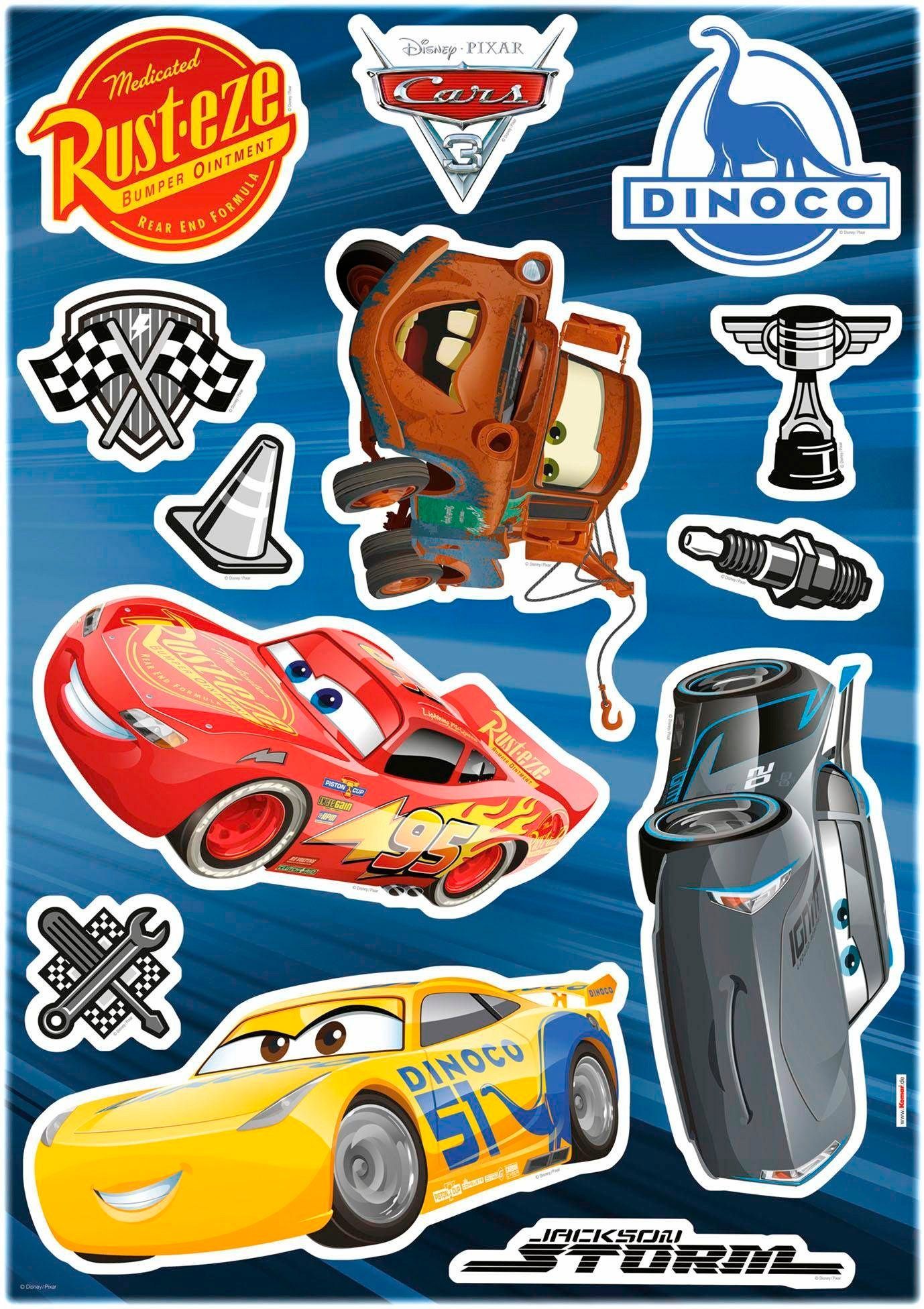 Cars3, 50x70 cm x Komar Höhe), (Breite Wandtattoo selbstklebendes Wandtattoo