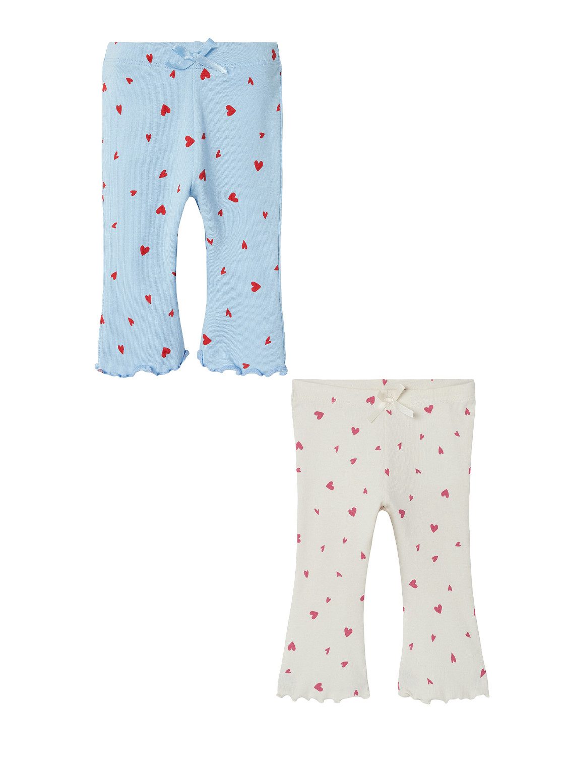 Name It Stoffhose 2er-Set modische Schlaghose Flared Fit (2-tlg) NBFTULLY XSL FLARE PANT