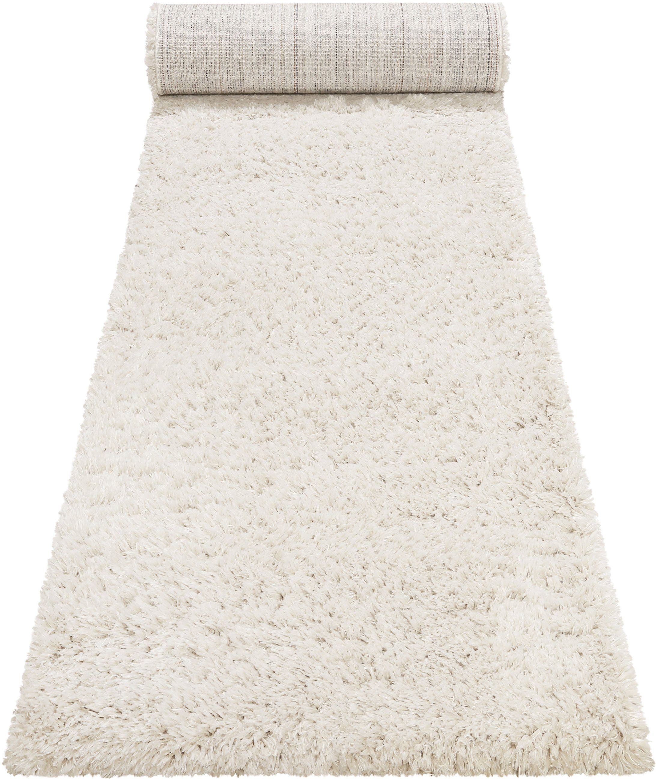 Esprit Hochflor-Teppich YOGI ESP-096, rechteckig, Höhe: 50 mm, Läufer, flauschiger weicher Flor aus 100% recyceltem PET, Wohnzimmer