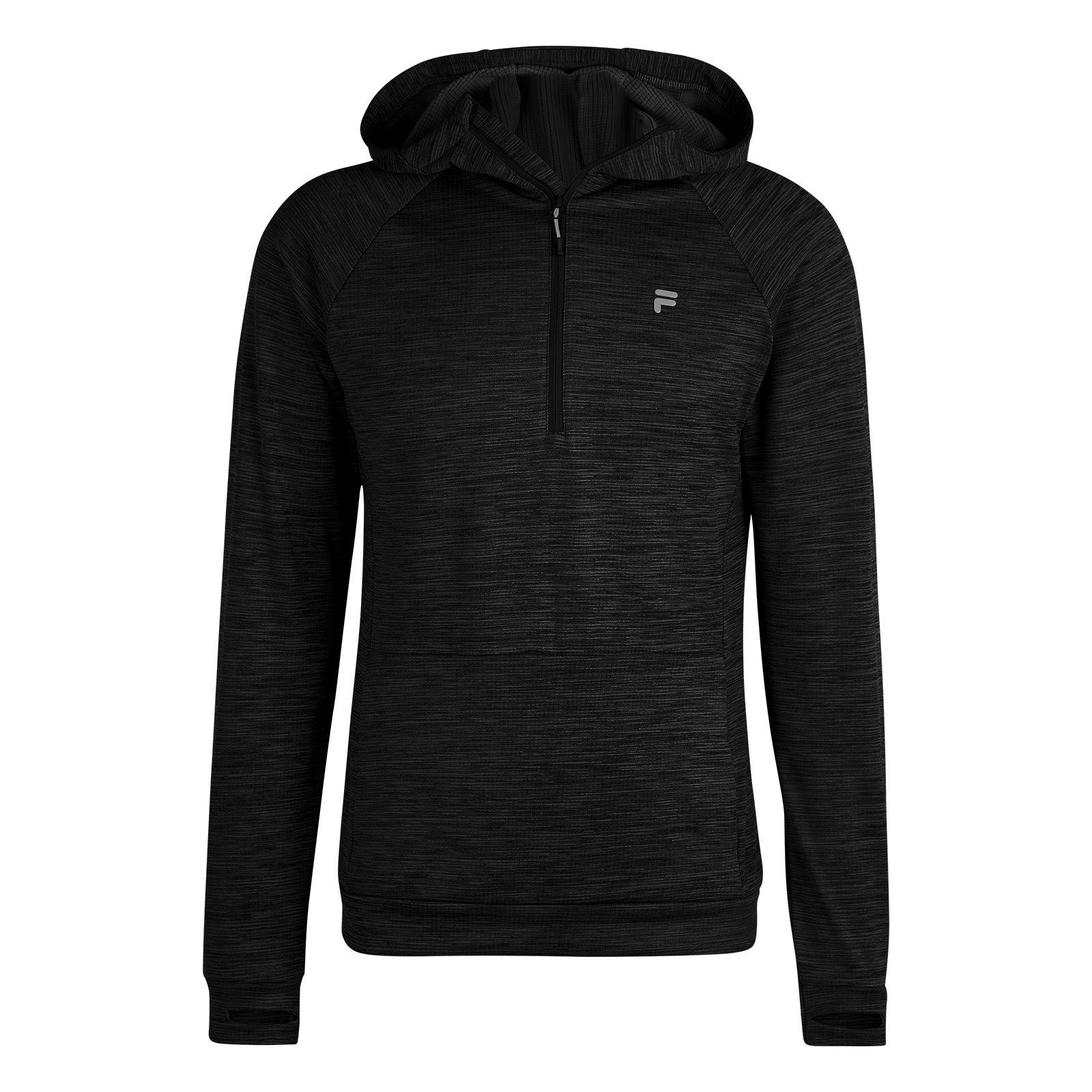 Fila Kapuzensweatshirt Rungis Half Zip Hoody mit reflektierendem FILA-Logo
