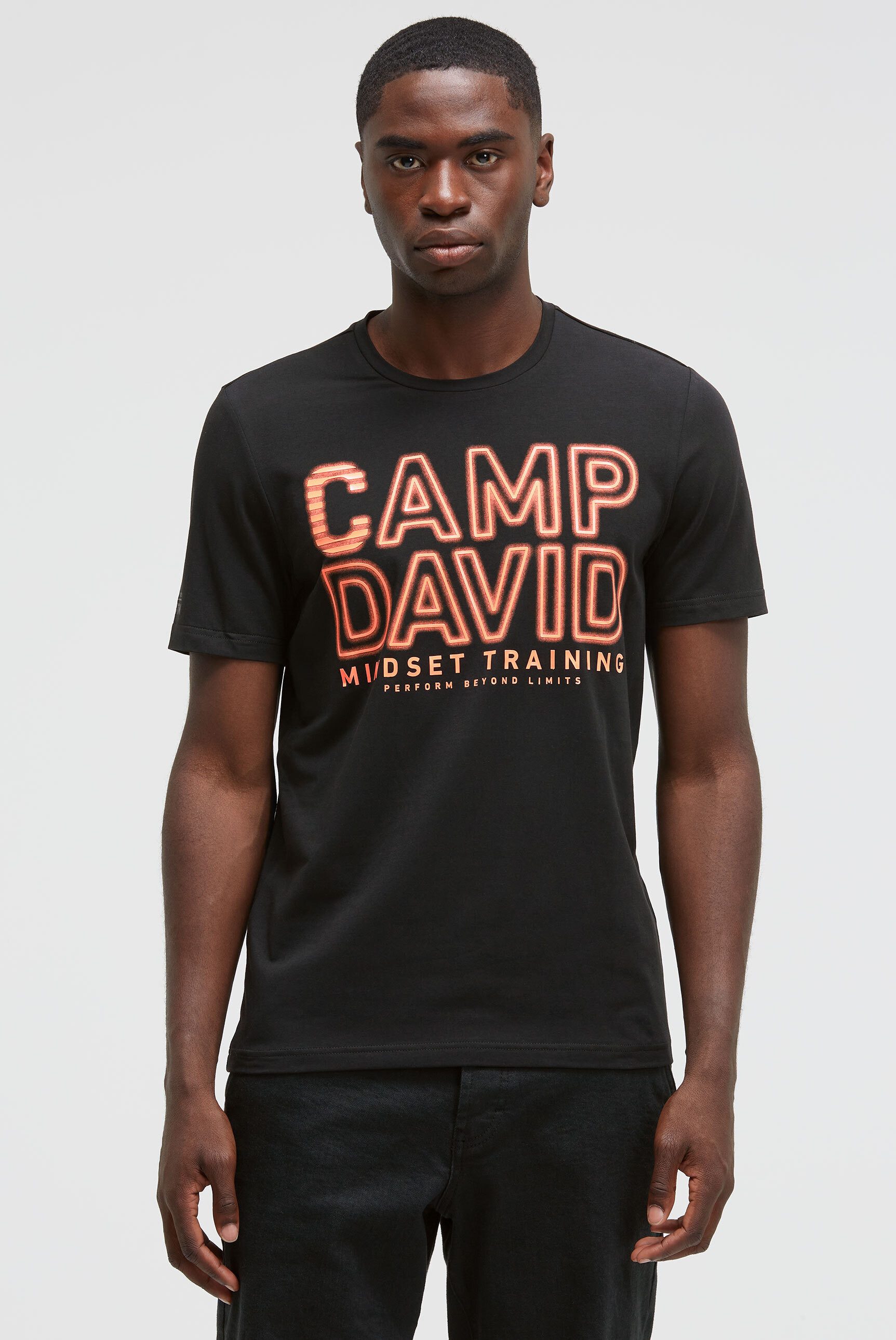 CAMP DAVID Rundhalsshirt mit Baumwolle