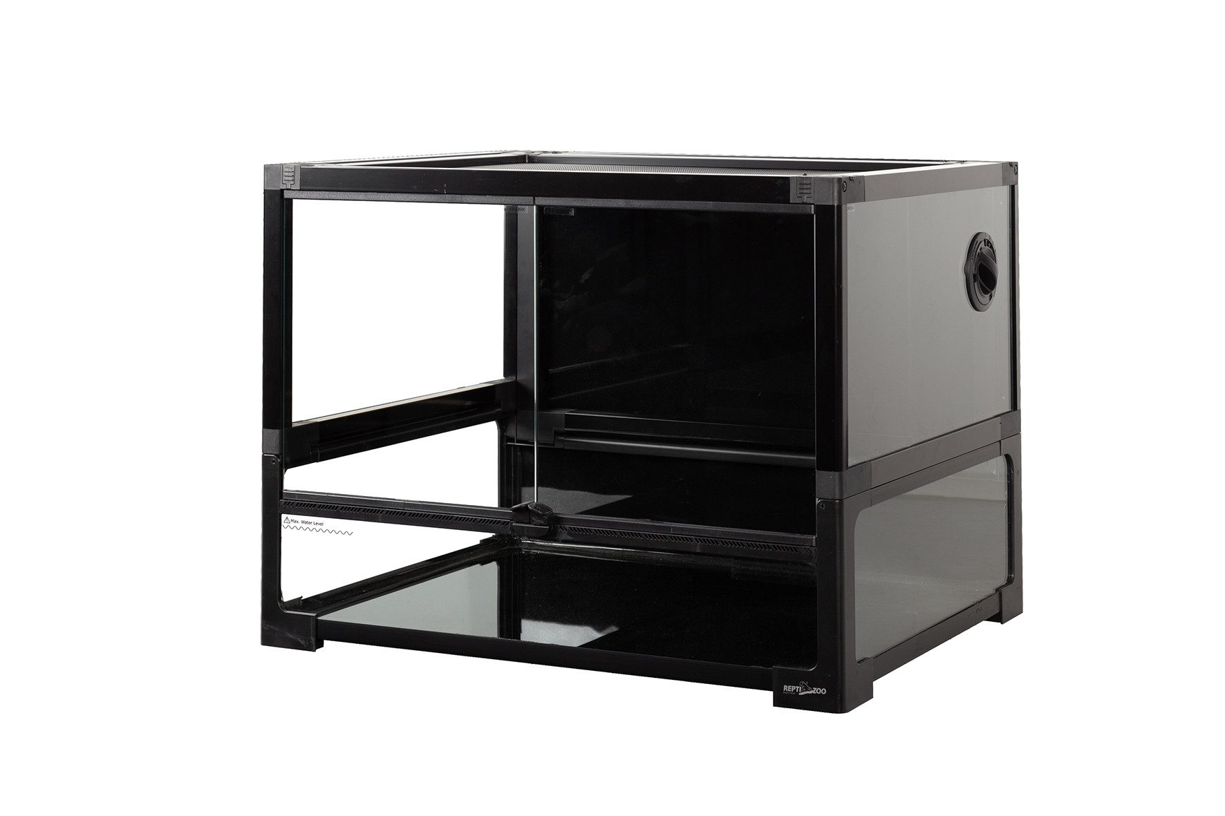 ReptiZoo Terrarium ReptiZoo Glasterrarium "easy-build", klappbar und verschickbar, 60x45x