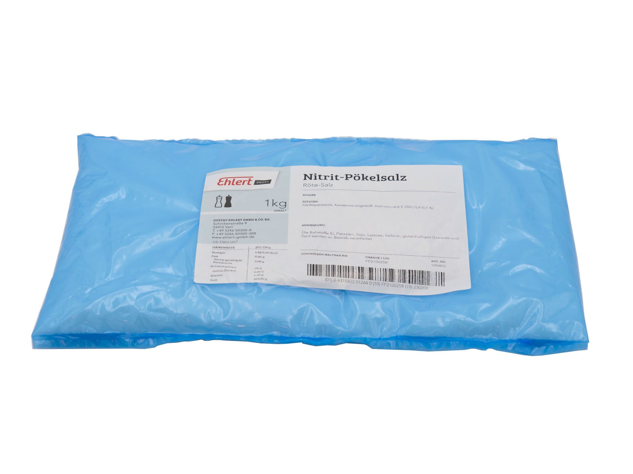 mävo Salz Siede-Nitritpökelsalz 0,4-0,5 % 1 kg Beutel, 1 x 1000 g, 1 St.