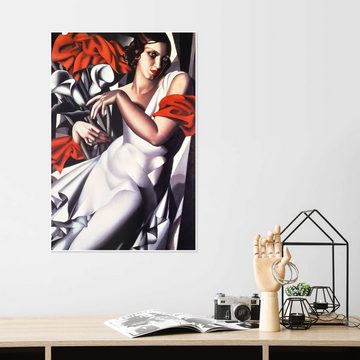 Posterlounge Poster Tamara de Lempicka, Porträt von Ira P., Lounge Illustration