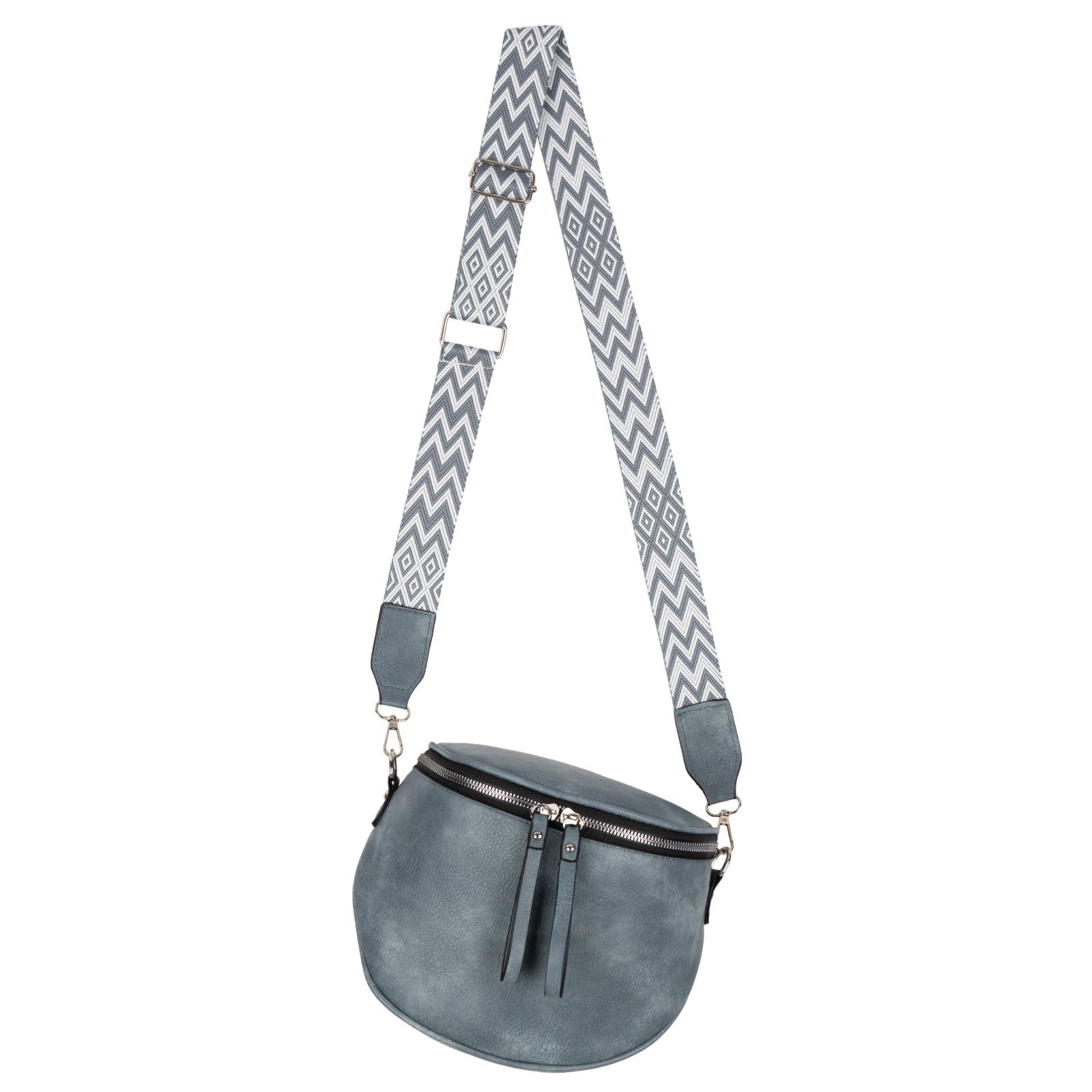 Gürteltasche Bauchtasche Umhängetasche Crossbody-Bag Kunstleder Italy-Design