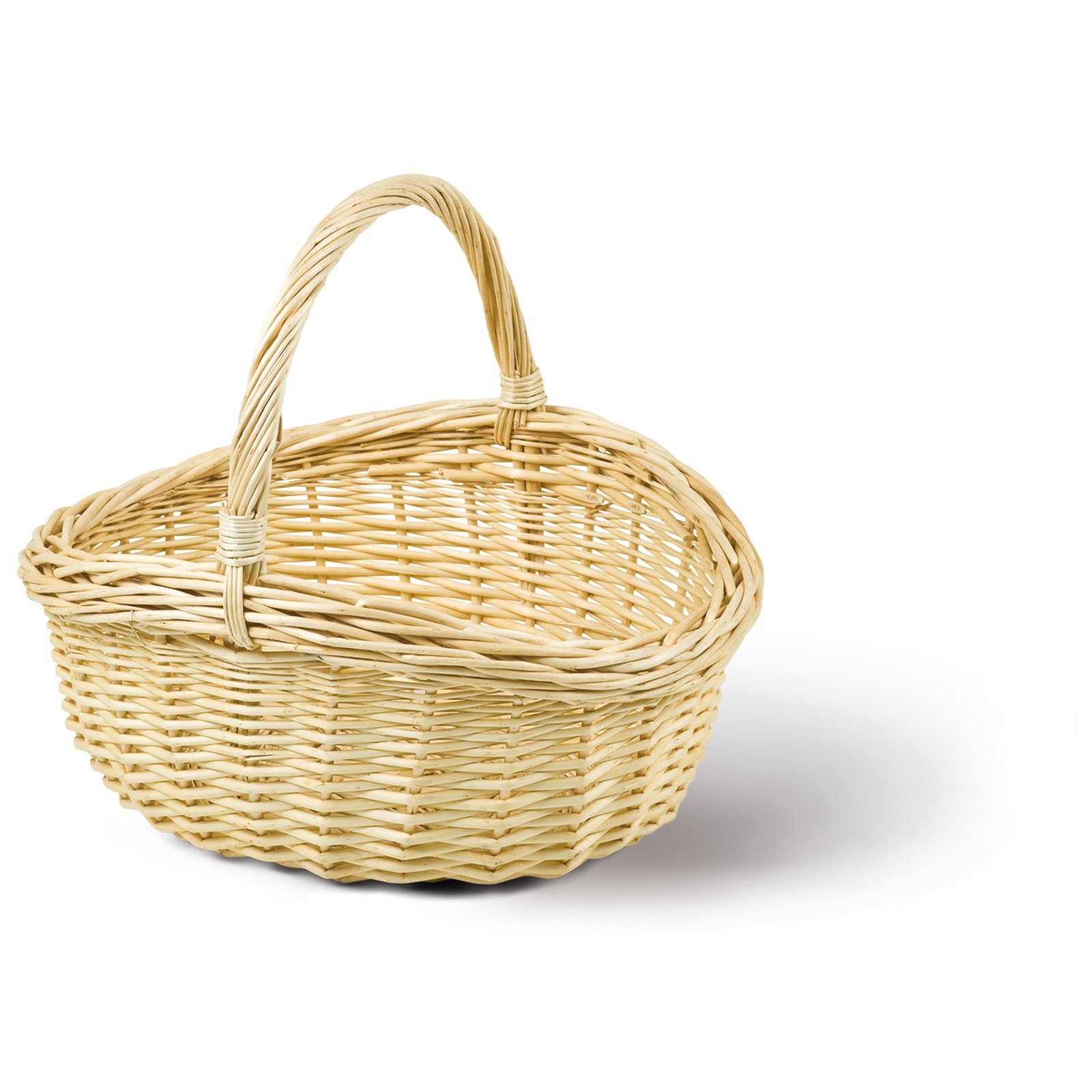 Dekokorb 1 Geschenkkorb Weidenkorb natur 42x37x21/37cm