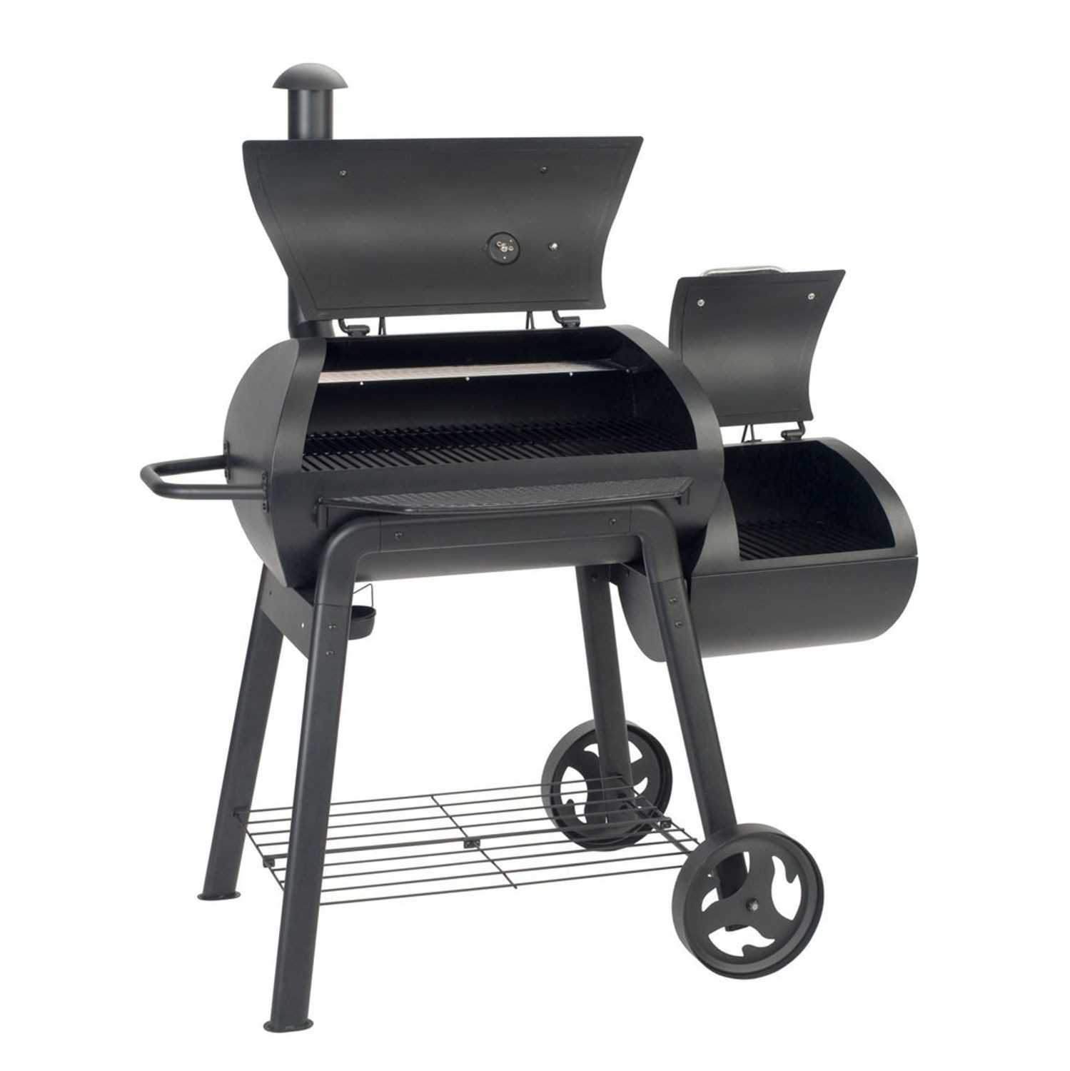 LANDMANN Grillkamin Smoker Vinson 200 BBQ-Smoker 16 Zoll Grill Räucherofen Räuchergrill