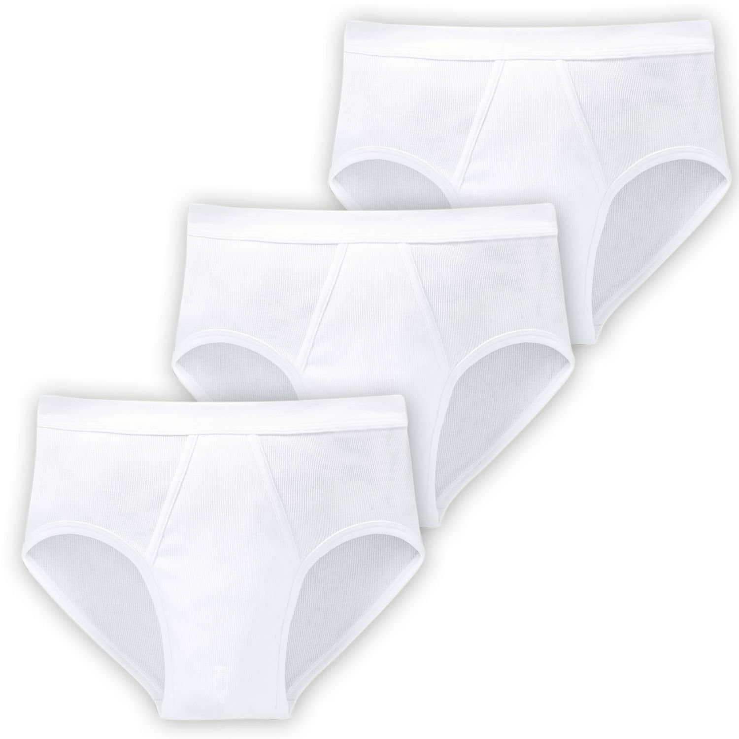 Schiesser Slip Basic (3-St) mit Eingriff schlichte Basic-Slips in Top-Marke günstig online kaufen