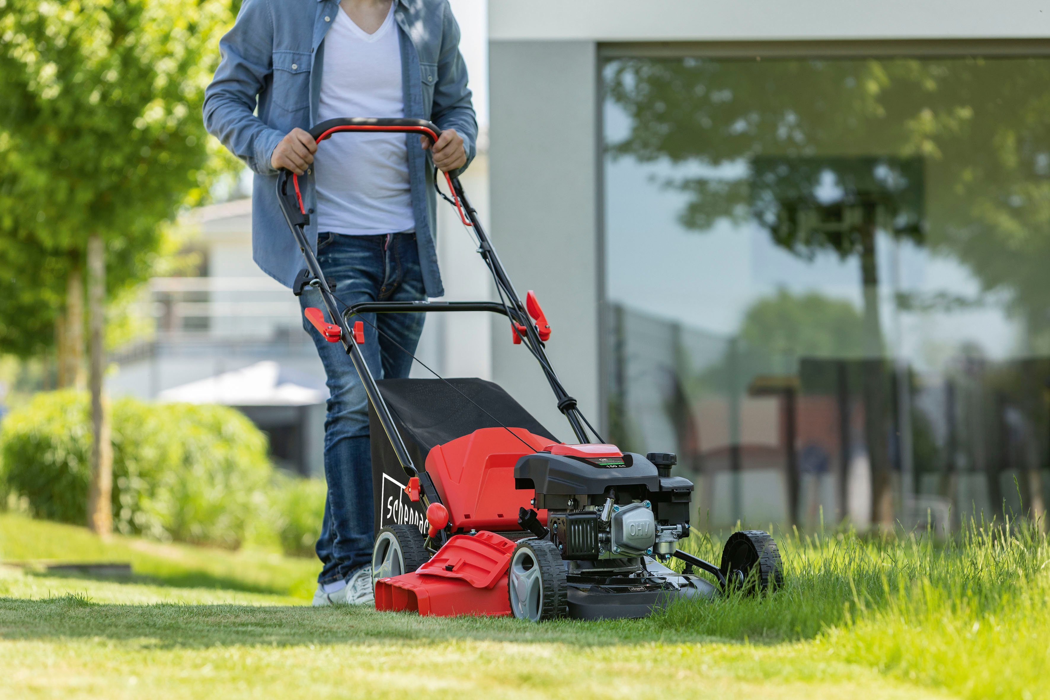 Scheppach Benzinrasenmäher MS161-46, 46 cm Schnittbreite, günstig online kaufen