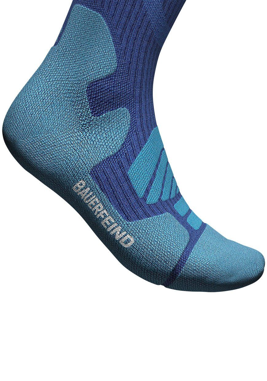 Bauerfeind Sportsocken Outdoor Merino Compression Socks mit hohem Anteil an Merinowolle
