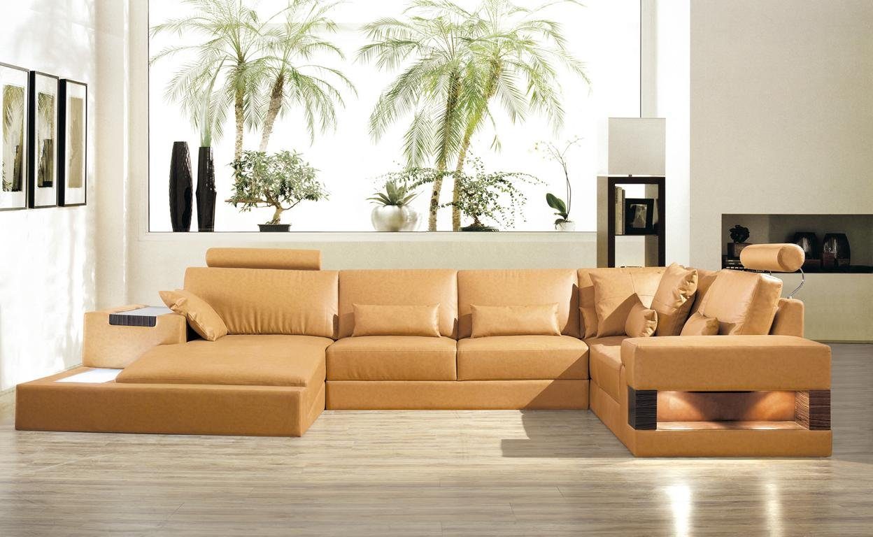 JVmoebel Ecksofa Big xxl ledersofa sofa Couch polster eck lounge form Wohnlandschaft, Made in Europe