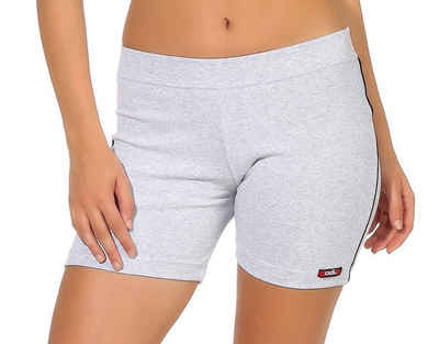 EloModa Jogginghose Damen Sport Shorts Hotpants kurz Baumwolle Radler Fitness; (1-tlg)