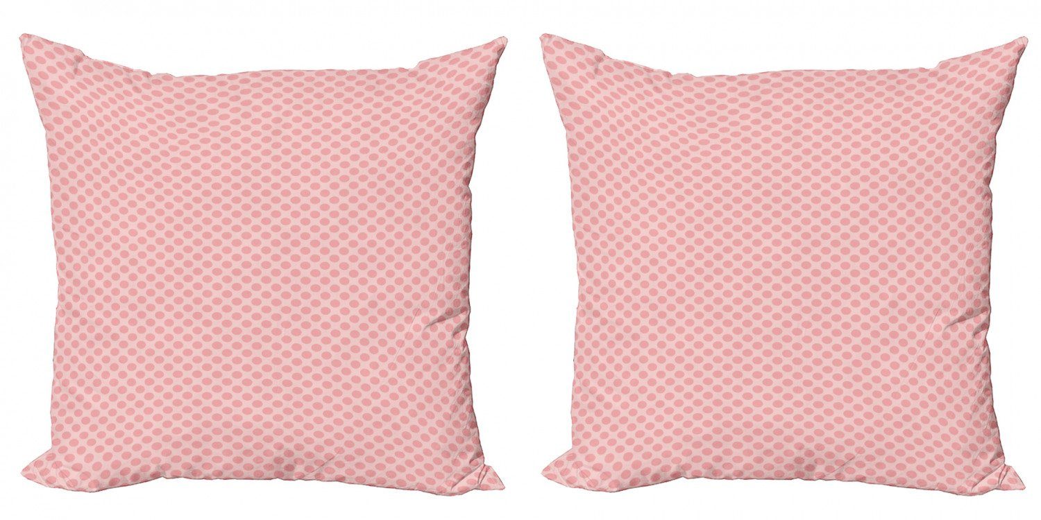 Kissenbezüge Modern Tupfen Stück), Doppelseitiger Plain (2 Digitaldruck, Rosa Spots Abakuhaus Accent