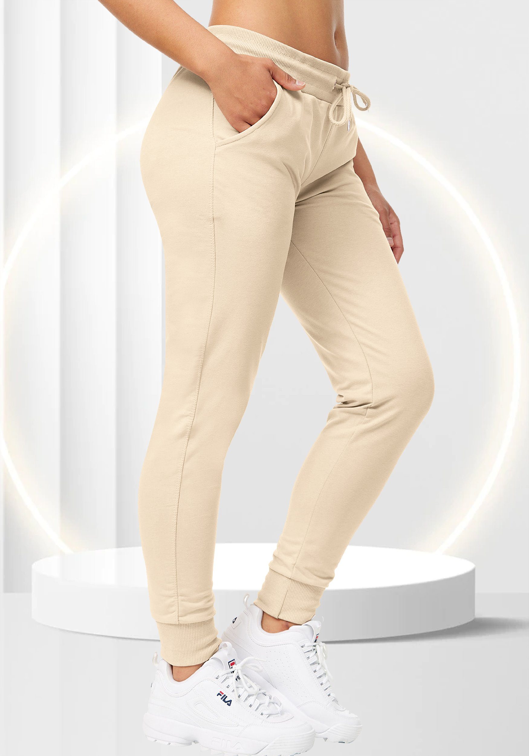 Smith & Solo Jogginghose Jogginghose Damen (1-tlg) Baumwolle
