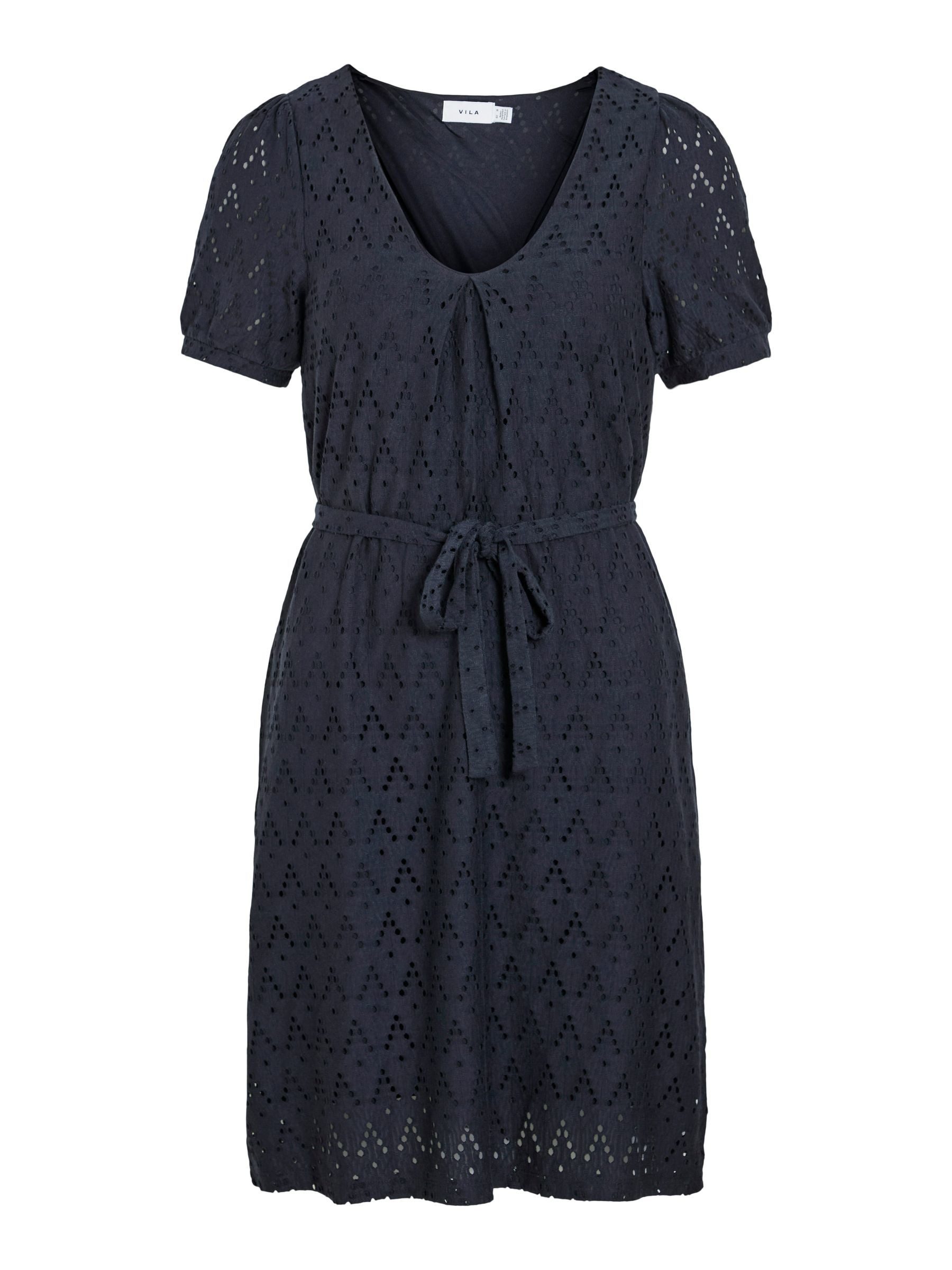 Vila Shirtkleid Stilvolles Dress mit Pünktchenmuster günstig online kaufen