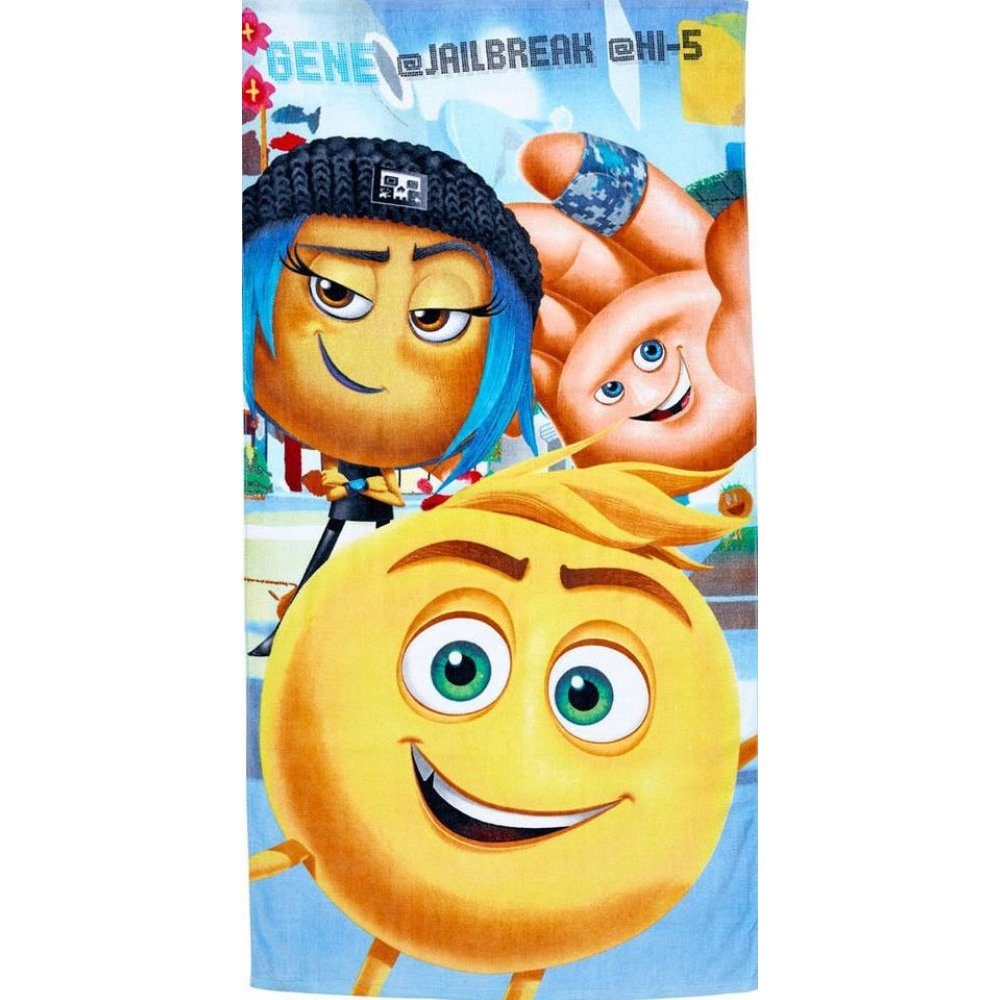 Emoji Badetuch Emoji Badetuch Maße ca. 140 x 70 cm, Microfaser (1-St)
