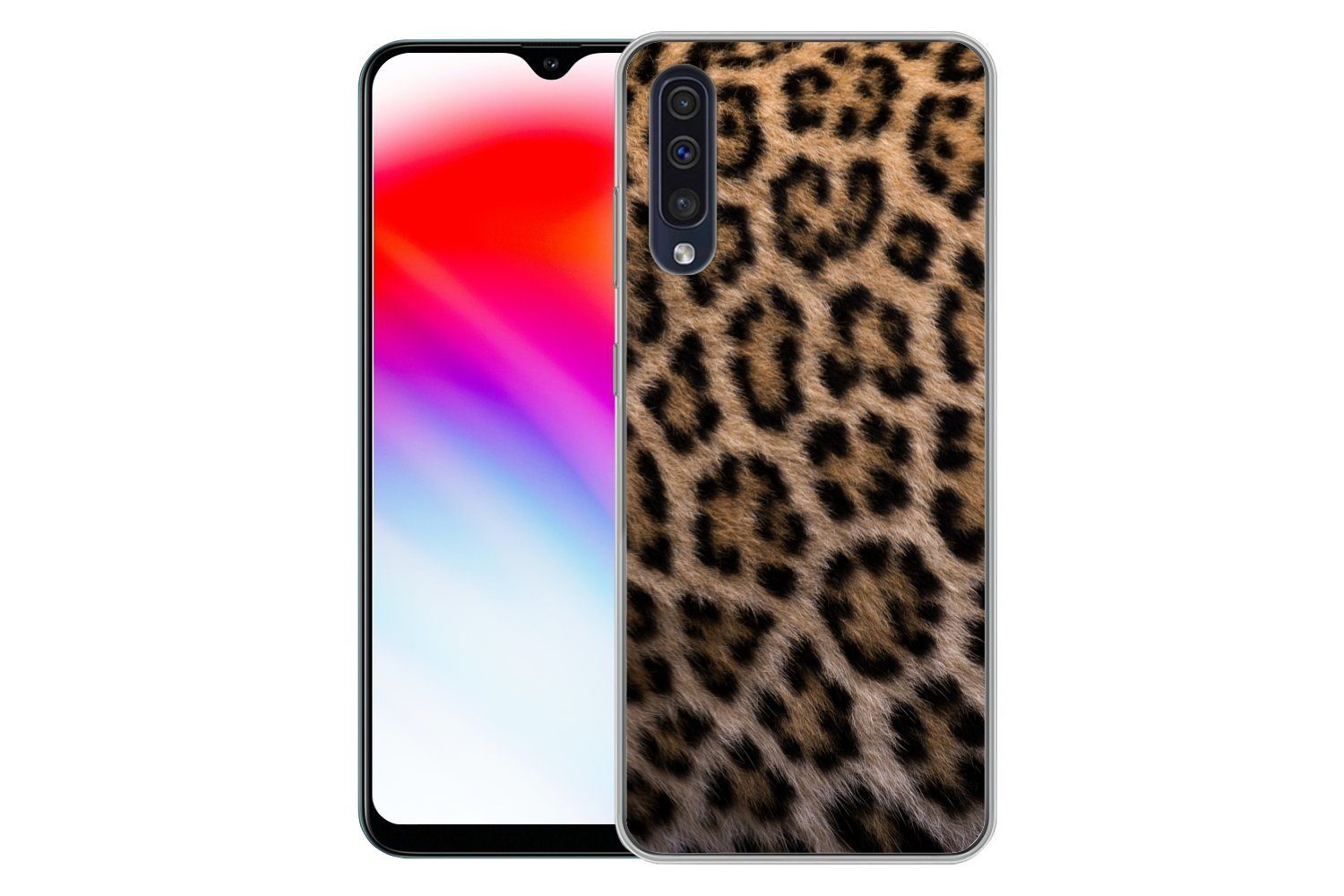 MuchoWow Handyhülle für Samsung Galaxy A30s Panther Druck, Smartphone-Bumper, Print, Handy Schutzhülle Dünn