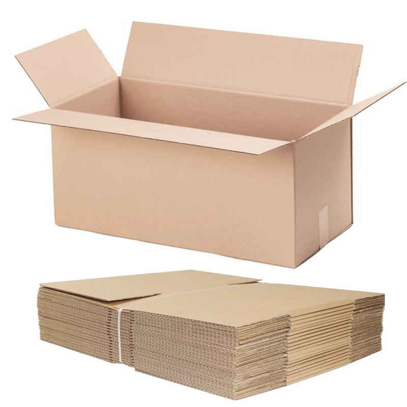 MAVURA Versandkarton 20x Faltkarton Versandkartons Faltschachteln Kartons Falt-Karton, Verpackung Schachteln Einwellig 600x200x300 mm