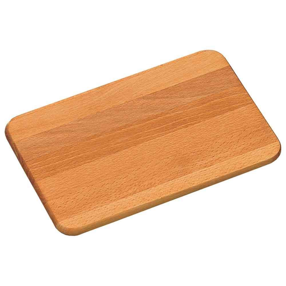 Kesper Frühstücksbrett Frühstücksbrett 3er Set aus Buche, 23 x 15 x 1 cm, Buchenholz, Braun, ideal für den täglichen Gebrauch