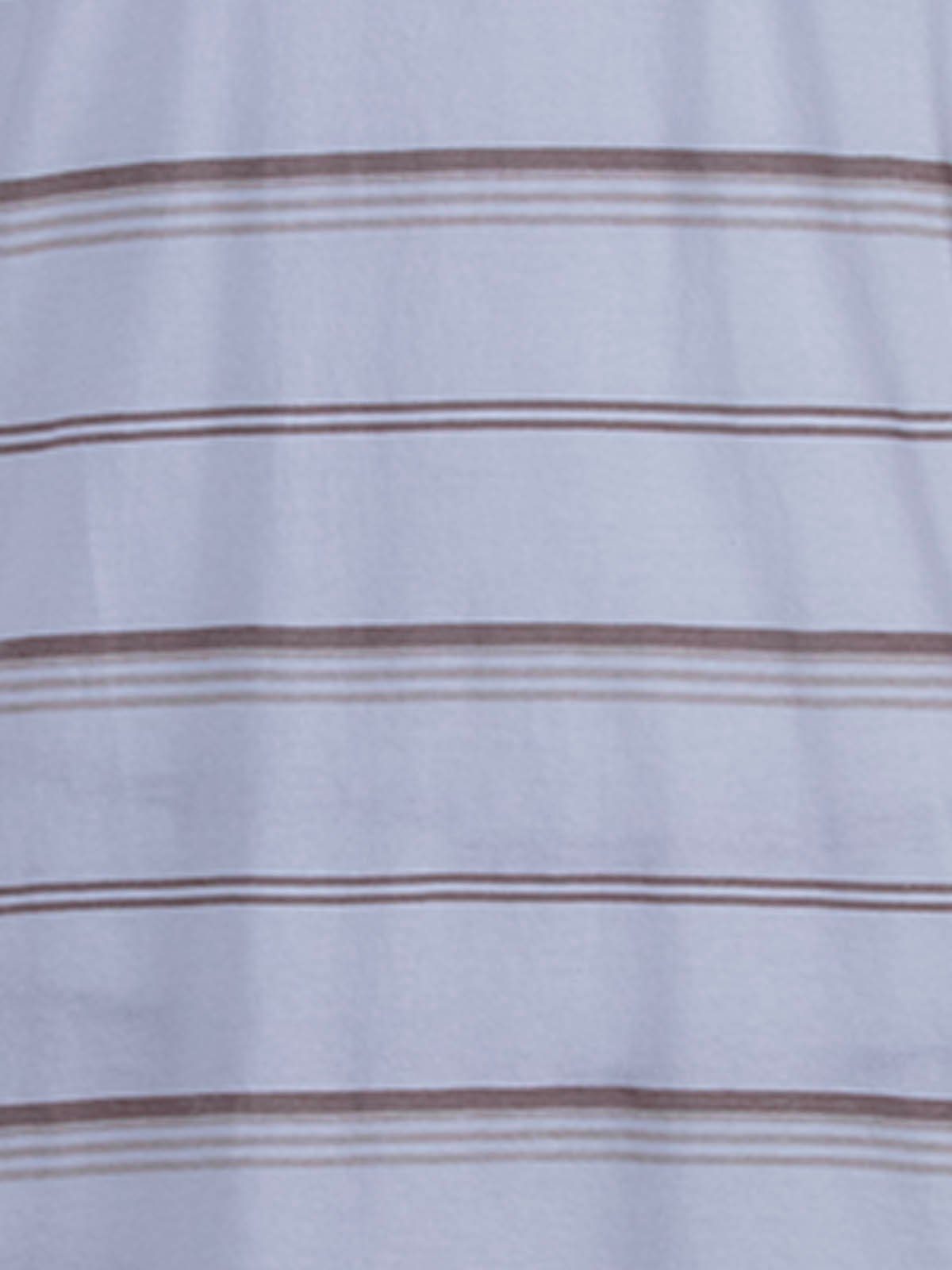 Henry Shorty Streifen - Terre Schlafanzug Pyjama grau Set