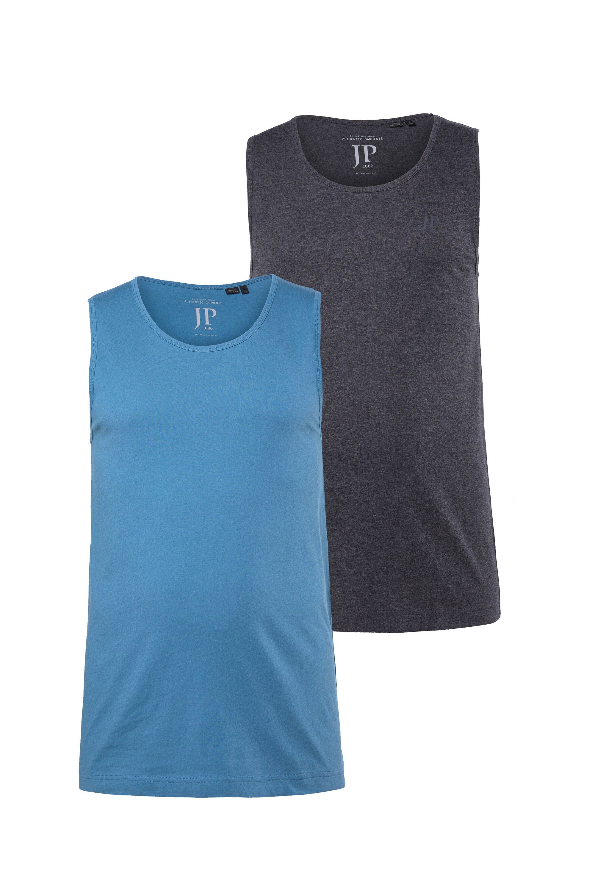 JP1880 T-Shirt Tanktops 2er-Pack Basic ärmellos (2-tlg)