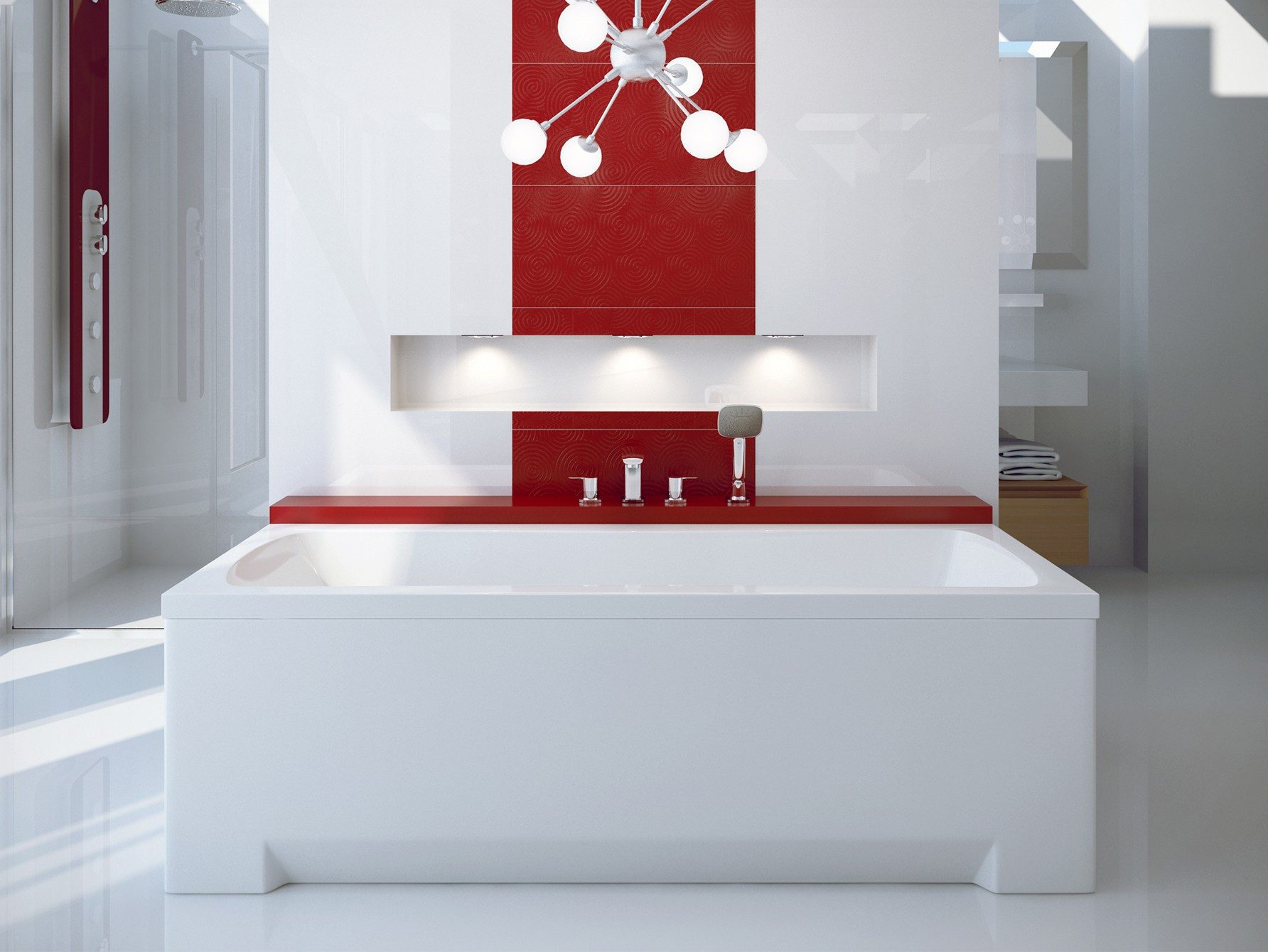 Thumbnail - KOLMAN Badewanne Rechteck Optima Premium 170x70, (Kopfstütze Handgriffen), Ablaufgarnitur & Füße GRATIS