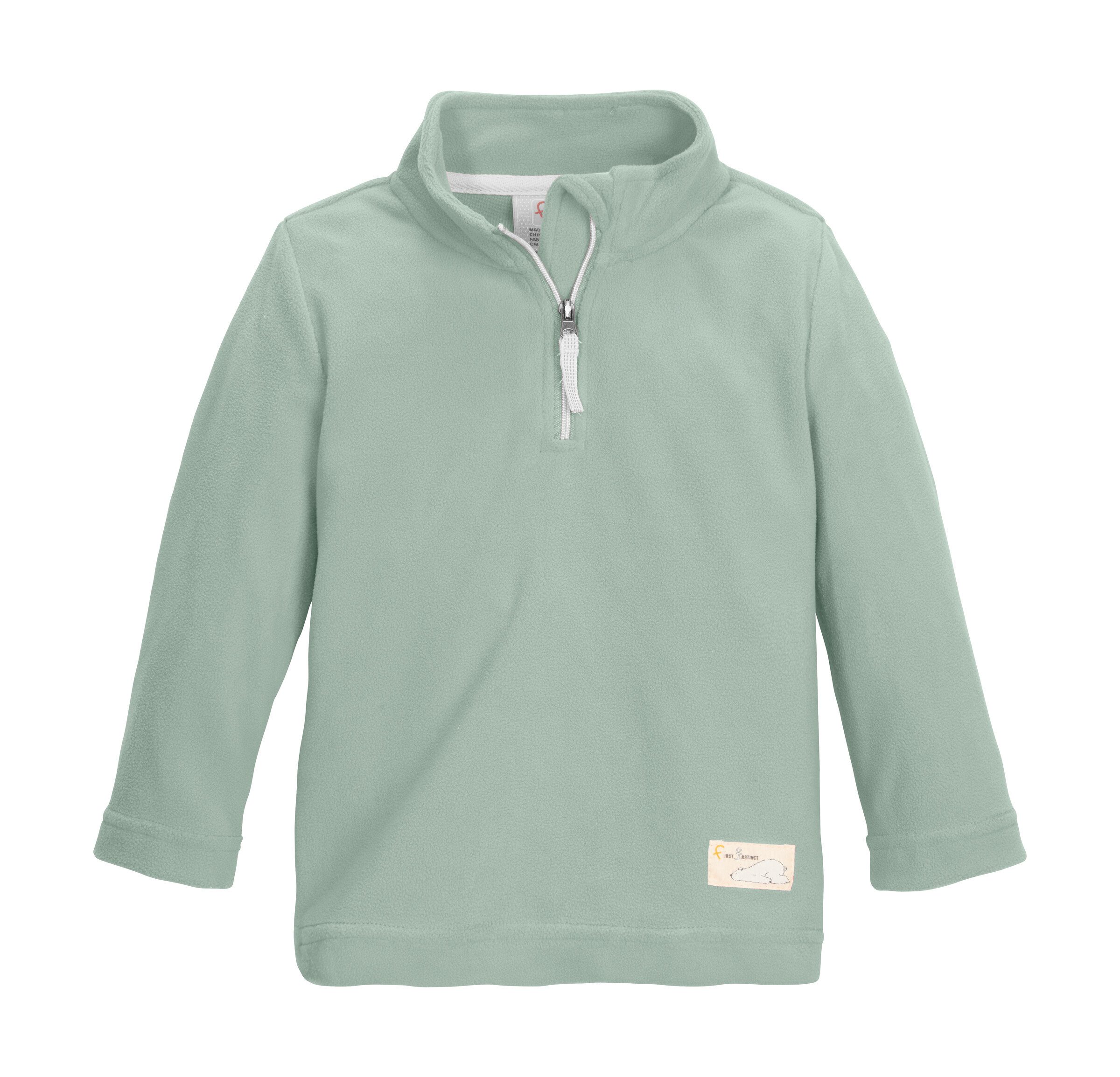 first instinct by killtec Fleecepullover FISW 30 MNS FLC SHRT Fleeceshirt mit Kinnschutz, reflektierenden Details und Namensetikett