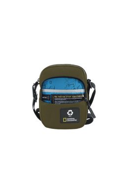 NATIONAL GEOGRAPHIC Schultertasche OCEAN, Hergestellt aus recycelten PET-Flaschen