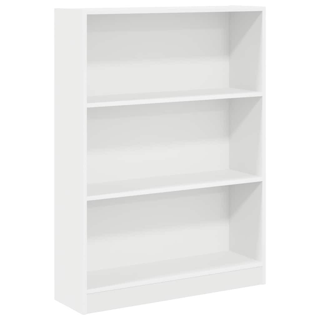 Bücherregal Bücherregal Weiß 80x24x109 cm Holzwerkstoff