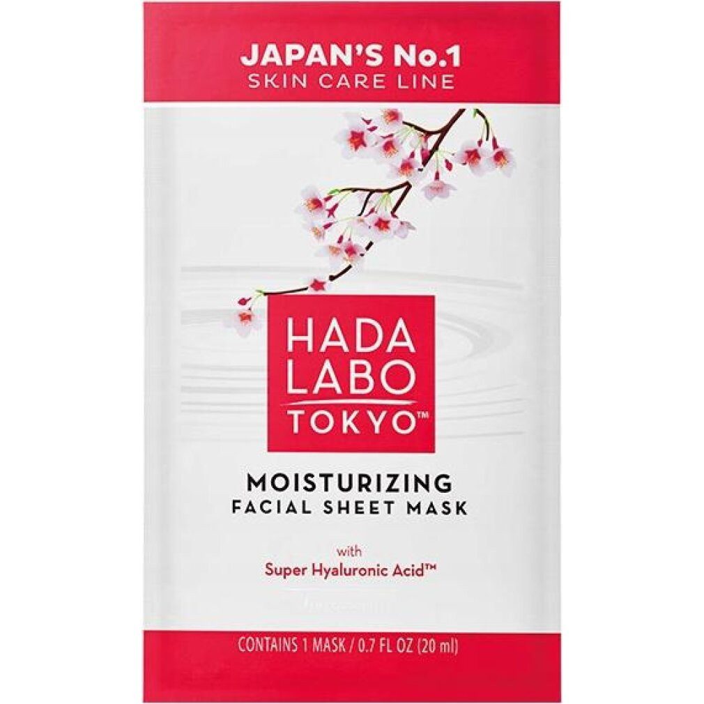 HADA LABO Körperpflegemittel Tokyo White Feuchtigkeitsspendende Gesichtsmaske, 20 ml