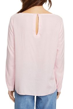 Esprit Klassische Bluse Bluse mit Tupfen