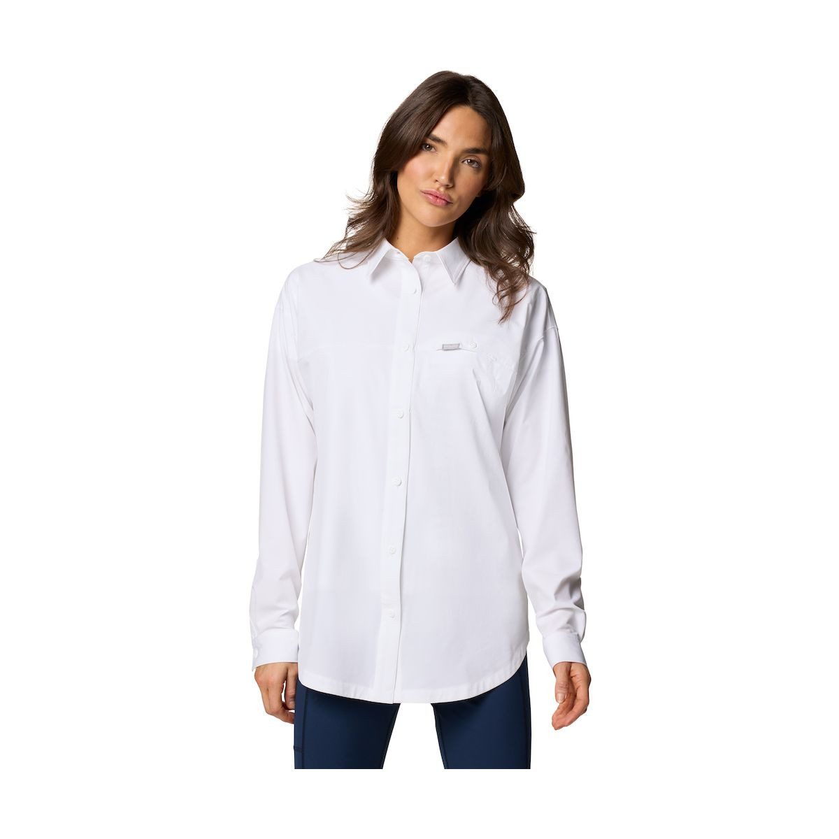 Columbia Outdoorbluse Boundless Trek Layering Long Sleeve II Stilvolles Damen-Langarmshirt mit wasserabweisender Beschichtung und