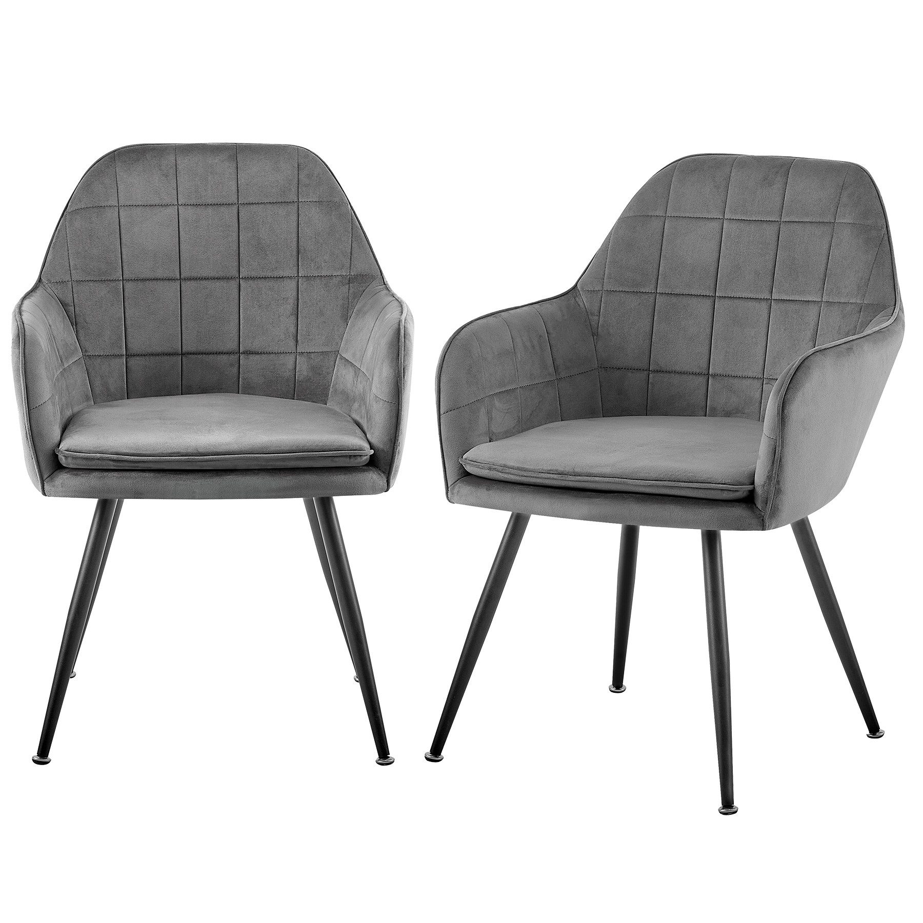 TRISENS Esszimmerstuhl Ophelia (Stück, 2 St), Essstuhl mit abgestepptem Sam günstig online kaufen