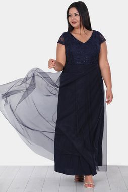 Modabout Abendkleid Langes Maxikleid Sommerkleid für große Größen- NELB0588D5124LCV (1-tlg)