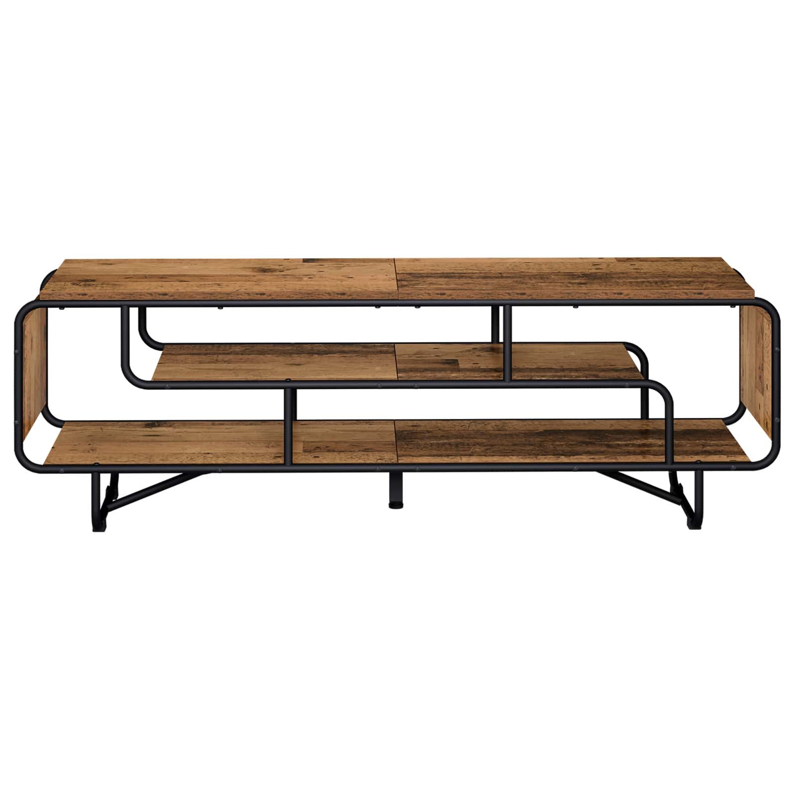 vidaXL TV-Schrank TV-Ständer 140 x 36 x 45 cm Altholz Holzwerkstoff (1-St)