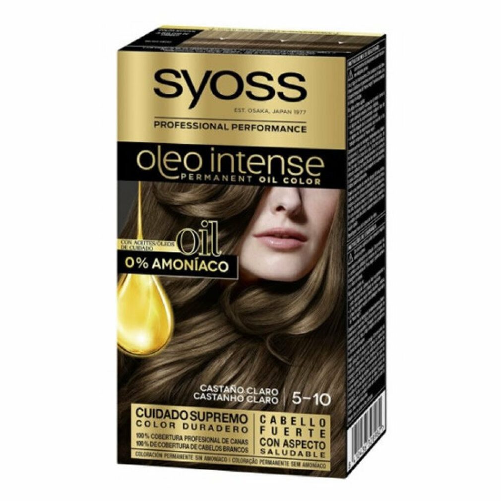 Syoss Mascara Oleo Intense Permanent Hair Color 5-10 Light Brown