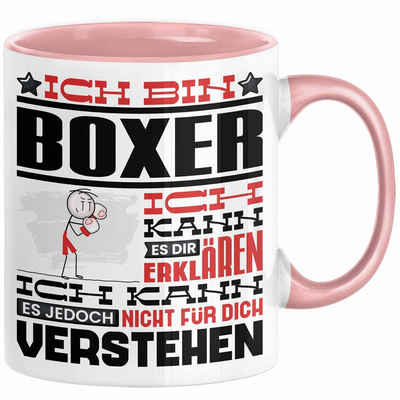 Trendation Tasse Boxer Geschenk Kaffee-Tasse Geschenkidee für Boxer Ich Bin Boxer Ich K